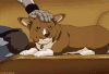 柯基 动画 卡通 摸头杀 叫 corgi