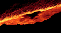 火山 星球 喷火