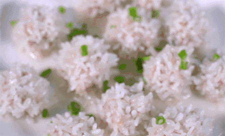珍珠丸子 家常做法 糯米 葱花 美味 营养