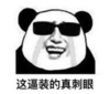 暴漫 文字表情包 这逼装的真刺眼 搞笑 逗 沙雕