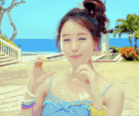 MV Secret yoohoo 动作 可爱 比心 美女
