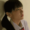 新垣结衣 美女 闭眼睛 害怕 叹气