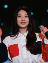 朴秀荣 美滋滋 开心 兴奋