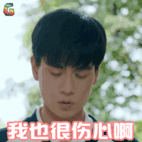 致我们单纯的小美好 江辰 胡一天 我也很伤心啊 soogif soogif出品