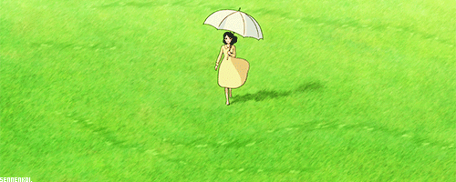 美女 太阳伞 长裙 绿色