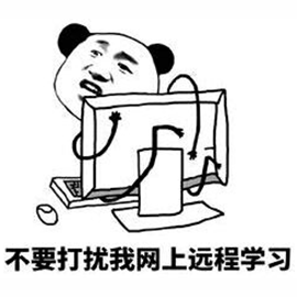 暴漫 熊猫人 上网 不要打扰我网上远程学习 拒绝