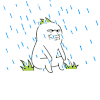 恶搞 下雨 坏笑 难受