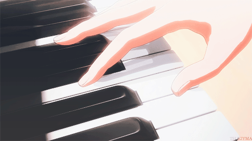 钢琴 手指 弹奏 卡通