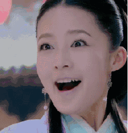 古装剧 可爱 唐豆豆 夸张 开心 李沁 极品新娘 电视剧 笑 美女 表情包