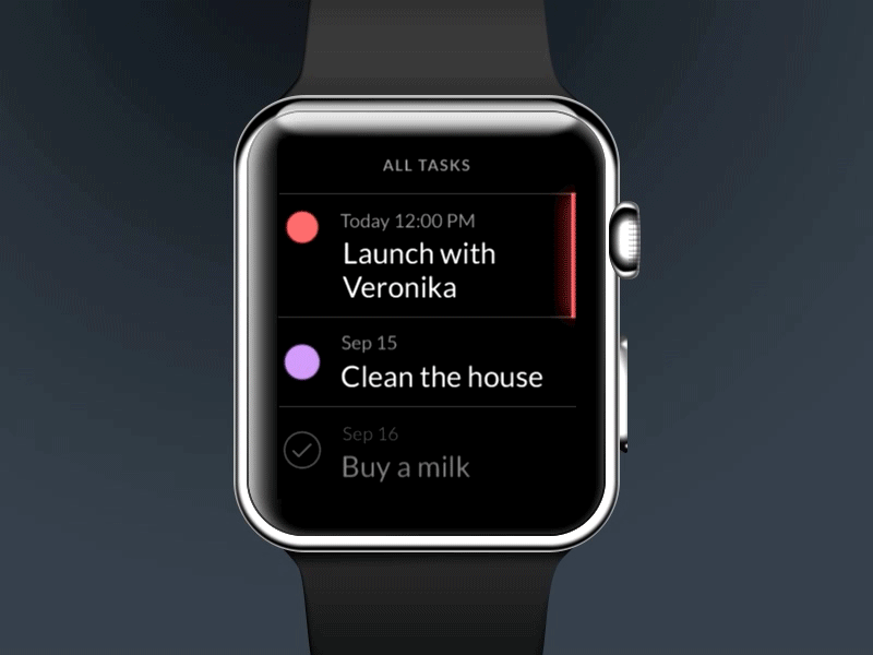 苹果手表 概念 苹果 应用程序 看 设计