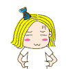 搞笑 逗比 黄头发 可爱