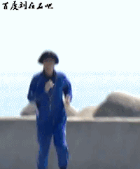 海边 锻炼身体 跑步 蓝色