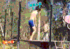 蹦床  搞笑  开心  搞笑
