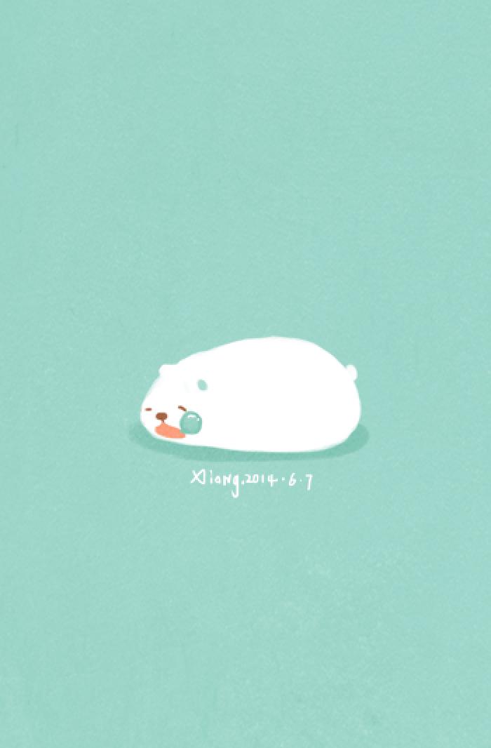 小白熊gif乌云gif阳光gif动漫gif