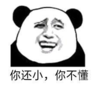 暴漫 文字表情包 你还小你不懂 搞笑 逗 沙雕