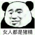 女人都是猪精 熊猫人 坏笑 可爱