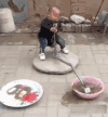 小孩 玩土 厉害