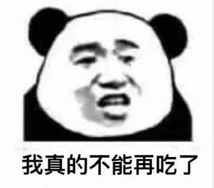 熊猫头gif暴漫gif我真的不能再吃了gif搞笑gif可爱gif蠢萌gif