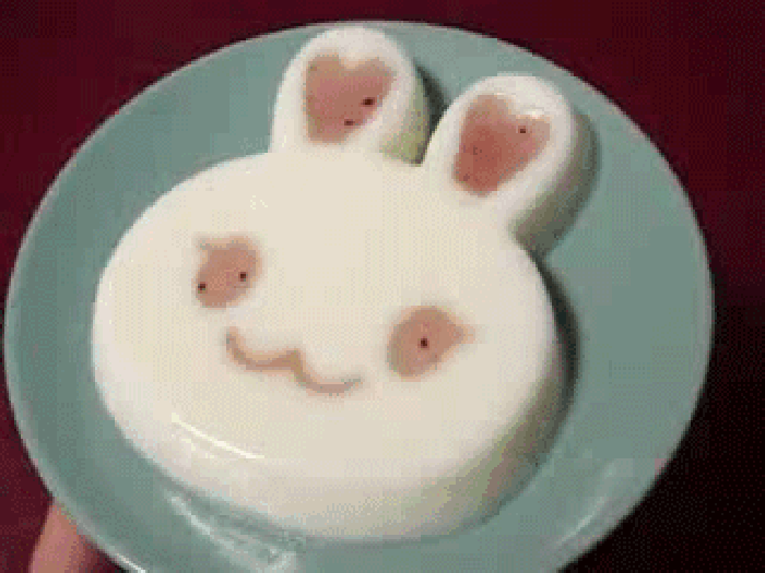 兔子 果冻 可爱 食物