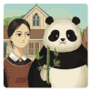 熊猫 吃竹子 大口吃 萌