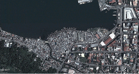 菲律宾 卫星地图 海滩 沧海桑田