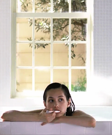 水原希子  刷牙  模型 女神