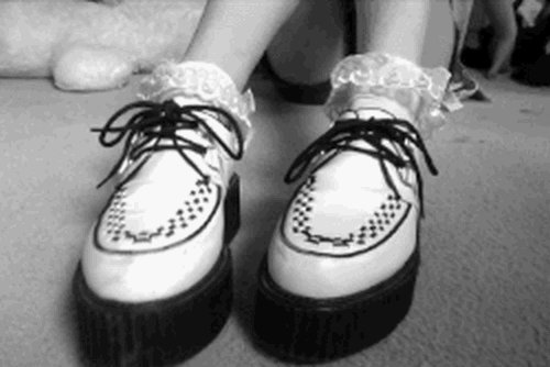 鞋子 shoes fashion 黑白