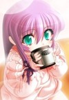 女孩 可爱 萌 喝茶