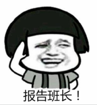 暴漫 文字表情包 报告班长 搞笑 逗 沙雕