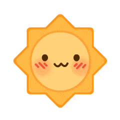 太阳 笑脸 可爱 黄色