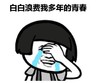暴漫表情 文字表情包 白白浪费我多年的青春 搞笑 逗 沙雕