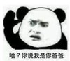 暴漫 文字表情包 啥 你说我是你爸爸 搞笑 逗 沙雕