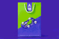 海报 绿色 蓝色 Backbone_Branding karting