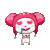 卡通 摇晃 爱心 流口水 抖腿