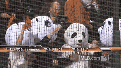体育 熊猫 比赛 欢呼