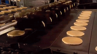 机器 运作 烙饼 翻饼