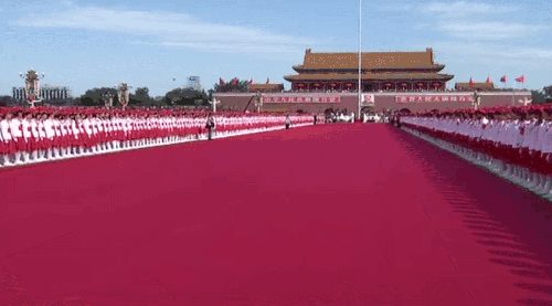 北京 天安门 建国60周年大阅兵 红地毯 纪录片