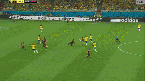 巴西世界杯 巴西队 德国队 破门 赫迪拉 足球