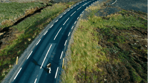 20世纪福克斯 公路 冰岛 滑板 电影 白日梦想家