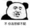 暴漫 熊猫头 不 你连想都不配 搞怪 逗