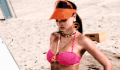 米兰达·可儿 沙滩 拍摄 性感