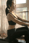 锻炼 苗条 女神 气质