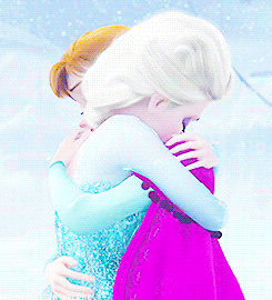 爱 蓝色 拥抱 冰雪奇缘 迪士尼 爱 开心 拥抱 安娜 埃尔莎Arendelle 埃尔莎 抱着 埃尔莎女王 安娜公主 安娜Arendelle