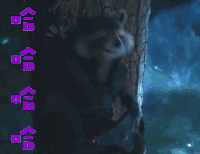银河护卫队2 火箭浣熊 哈哈哈 
大笑