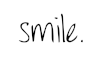 微笑 英文 smile 创意