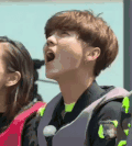 鹿晗 luhan 惊讶 哇哦