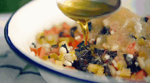 橄榄油 洒下 烤鳕鱼系列 烹饪 美食系列短片