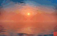 太阳 日出 大海 阳光