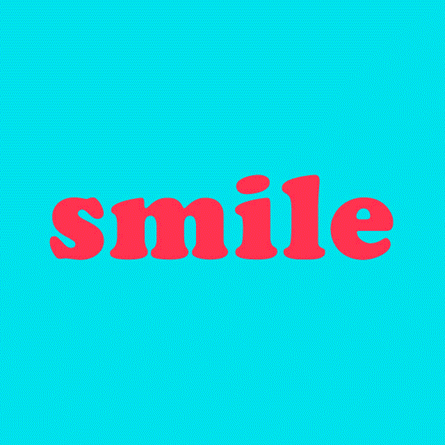 字体排印 typography smile 动画