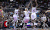 篮球 NBA 比赛 抢球